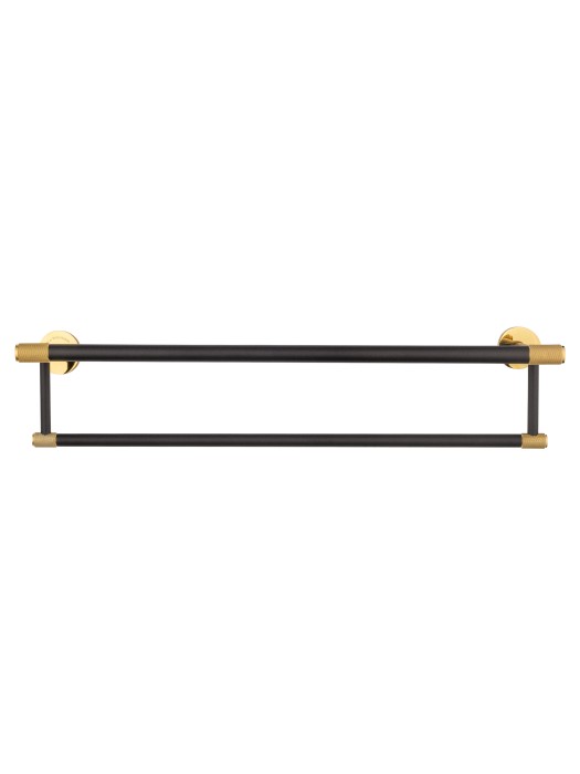 Полотенцедержатель с полкой, Wonzon & Woghand Majestic, WW-9281 цвет: черный