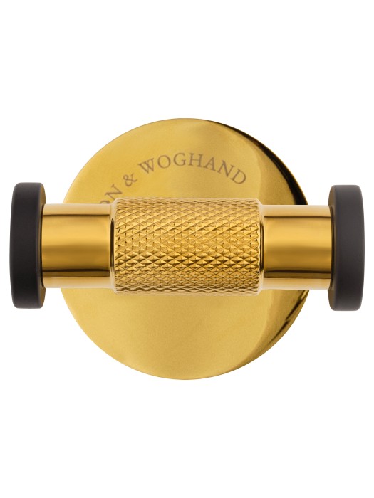 Двойной крючок для ванной, Wonzon & Woghand Majestic, WW-9225 цвет: черный