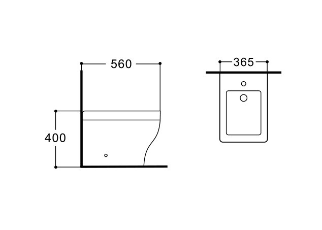 Биде напольное Aquatek Амадео, белый арт. AQ1264-00