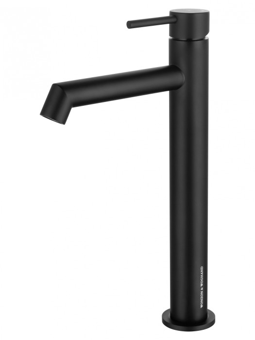 Смеситель для раковины высокий, Wonzon &amp; Woghand, WW-H1064-MB цвет: черный