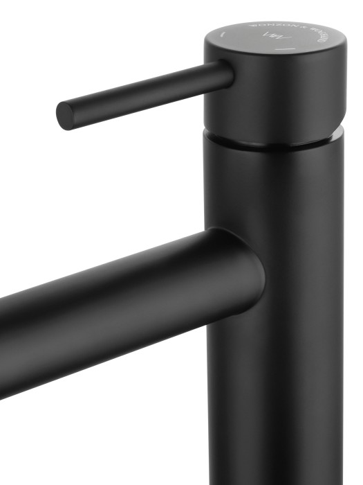 Смеситель для раковины высокий, Wonzon & Woghand, WW-H1064-MB цвет: черный