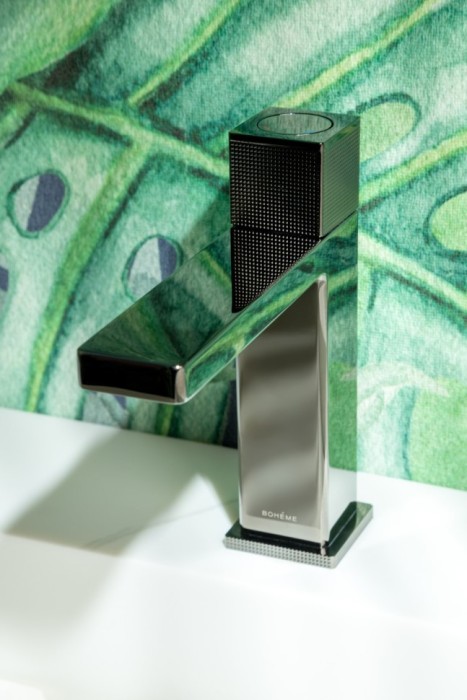 Смеситель автоматический для раковины shine gun metal, Boheme Quad - 159-SGM