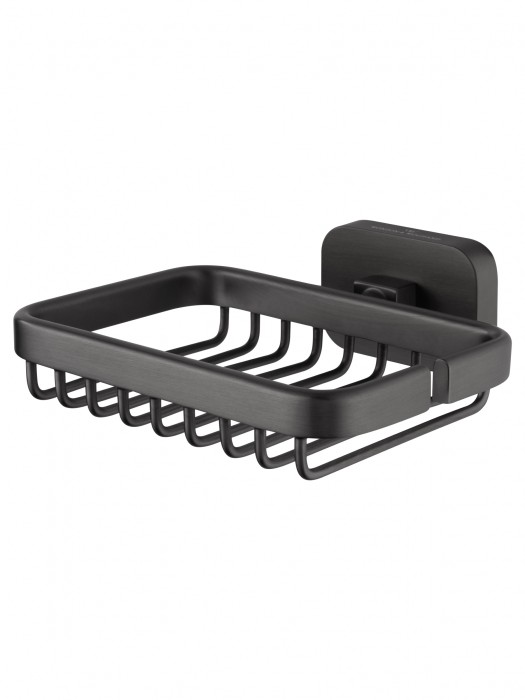 Мыльница с держателем, Wonzon &amp; Woghand Graffity, WW-9324 цвет: графит