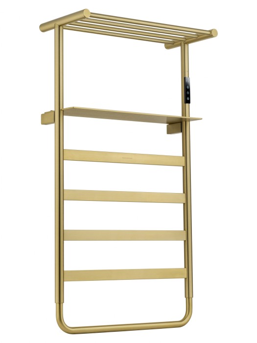 Полотенцесушитель электрический, Wonzon &amp; Woghand Dusseldorf, WW-A208-BG цвет: золото
