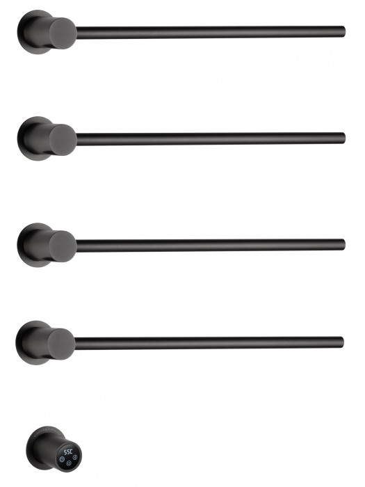 Полотенцесушитель электрический встраиваемый, Wonzon &amp; Woghand Hamburg, WW-AL314-GM цвет: графит