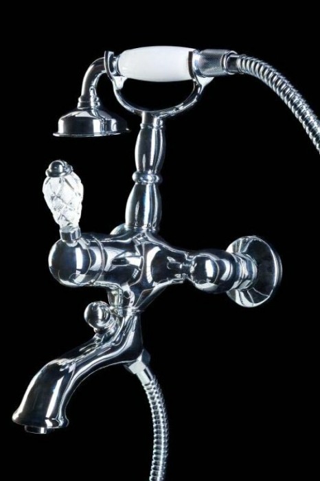 Смеситель для ванны, хром, Crystal Boheme 263-CRST