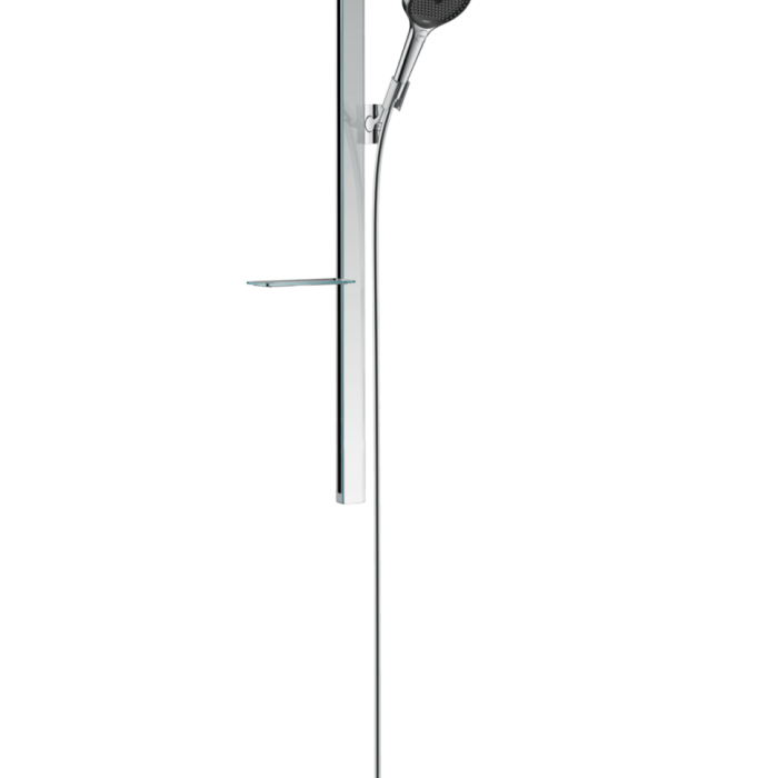 Душевой гарнитур со штангой 90см и мыльницей Rainfinity Hansgrohe, хром арт. 27671000