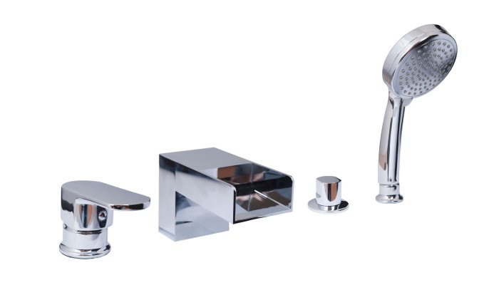 Смеситель для акриловой ванны, врезной AuaDesign Cascade Boheme 493