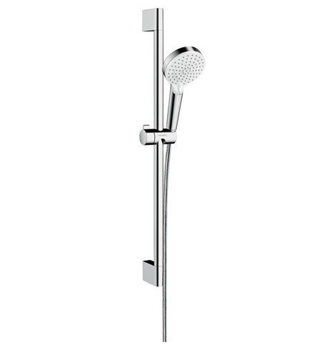 Душевой гарнитур Vario Green со штангой 65см Crometta Hansgrohe, белый, хром арт. 26555400