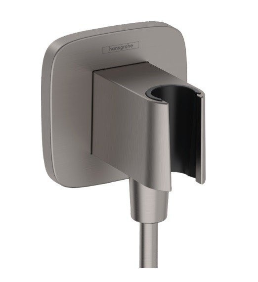 Шланговое подключение Q с держателем для душа FixFit Q Hansgrohe, хром арт. 26887340