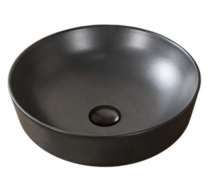 Раковина накладная, черный, Oval Onyx Feramolli - CL677