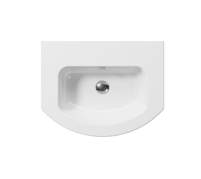 Подвесная раковина 62х48х17 см, санфарфор, Pura GSI арт. 8827111