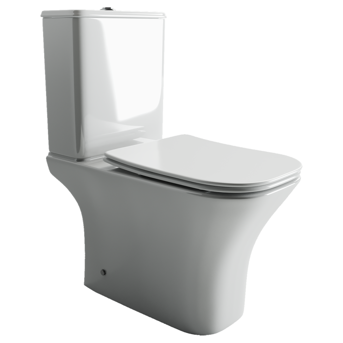 Унитаз компакт Ceramicanova Alfa, белый арт. CN9002