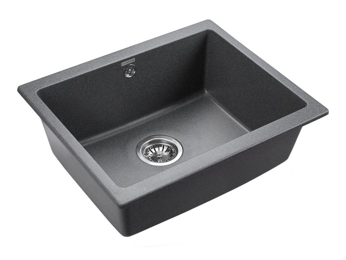 Мойка для кухни гранит 555х460 Paulmark GERA 60, графит - PM205546-DG