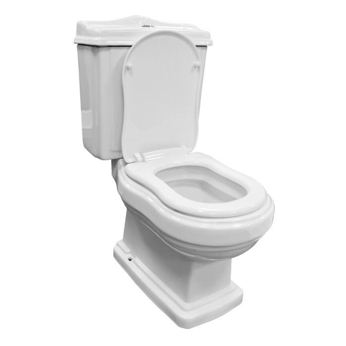 Унитаз-компакт 680х430х850 напольный, в комплекте с сиденьем полипропилен микролифт, Azario LORETTI арт. AZ-239