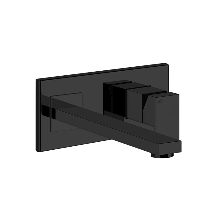 Смеситель для раковины, встраиваемый, однорычажный, излив 256мм, Gessi Rettangolo, black xl арт. 44838#299