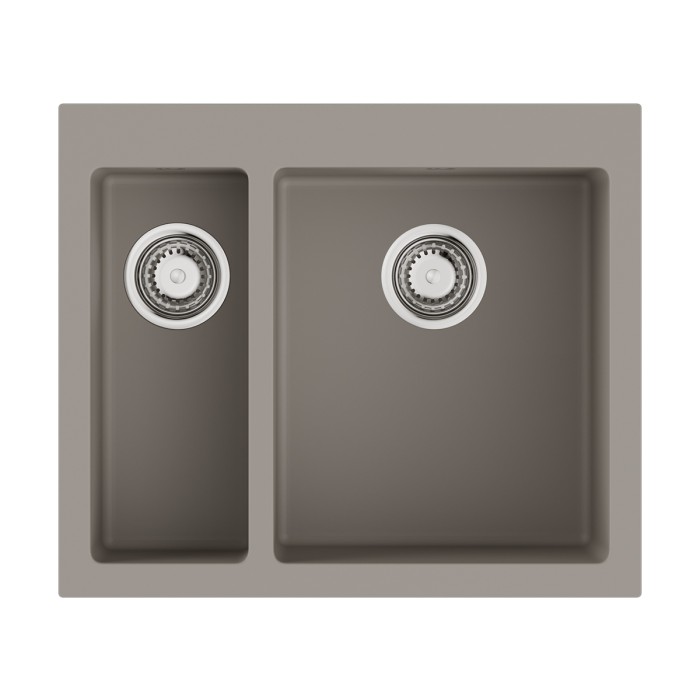 Кухонная мойка Omoikiri Bosen 59-2A-GR Artceramic, цвет leningrad grey арт. 4993822