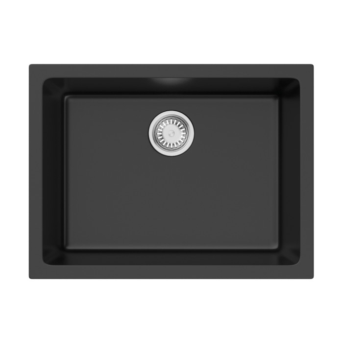 Кухонная мойка Omoikiri Okinoshima 61-U, цвет I-BL Natceramic, цвет черный арт. 4997063