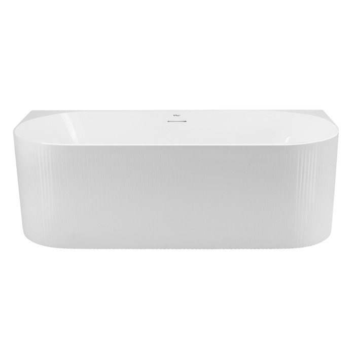 Акриловая ванна 170x80, пристенная, полукруглая, BelBagno, белая арт. BB412-1700-800