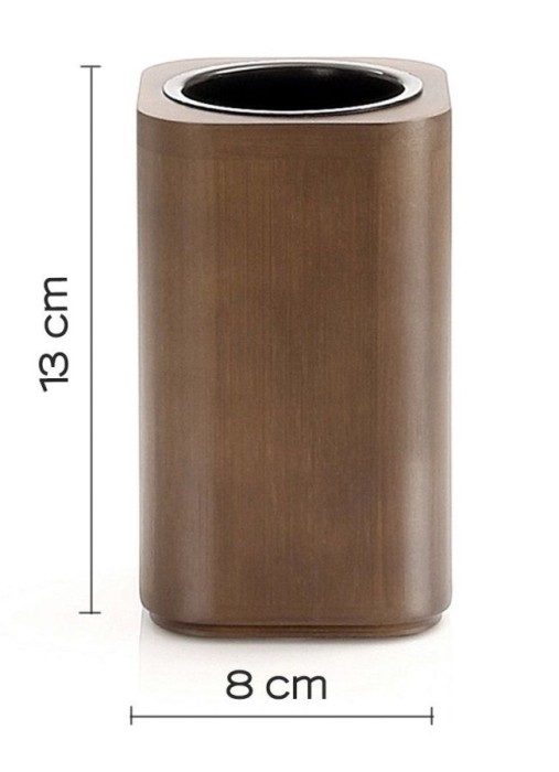 Настольный стакан Dafne Gedy, 3998(30) цвет: черный