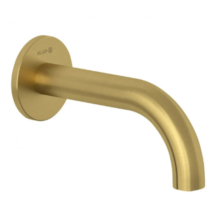 Излив для ванны 160 мм, bozz Kludi, брашированное золото - 38505n0