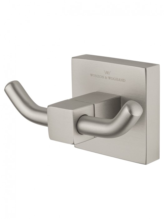 Двойной крючок для ванной, Wonzon &amp; Woghand Polo, WW-8925-BN цвет: никель