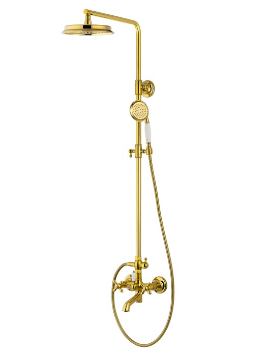 Душевая система, Wonzon &amp; Woghand Retro, WW-88739020-PG цвет: золото