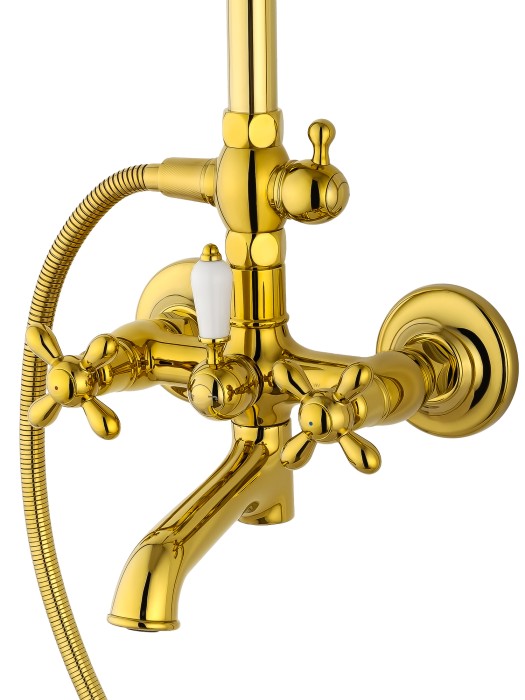 Душевая система, Wonzon & Woghand Retro, WW-88739020-PG цвет: золото