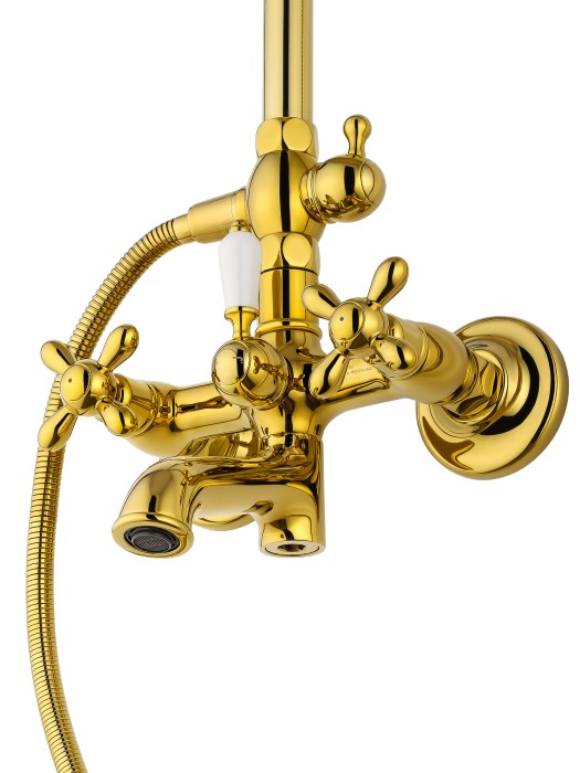 Душевая система, Wonzon & Woghand Retro, WW-88739020-PG цвет: золото
