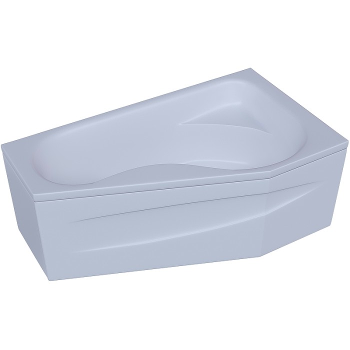 Ванна правая с фронтальным экраном (вклеенный каркас) Aquatek Медея арт. MED180-0000038