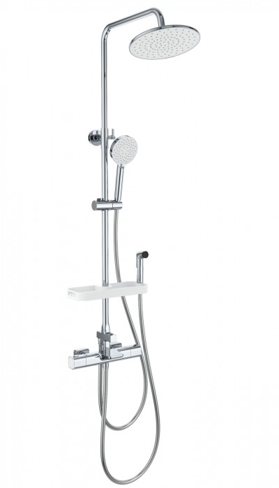 Душевая система с термостатом, Wonzon &amp; Woghand, WW-C3017-A1-CR цвет: хром