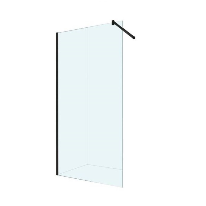 Душевая стенка 900x2000мм BERGES Sky black, черный арт. 064009