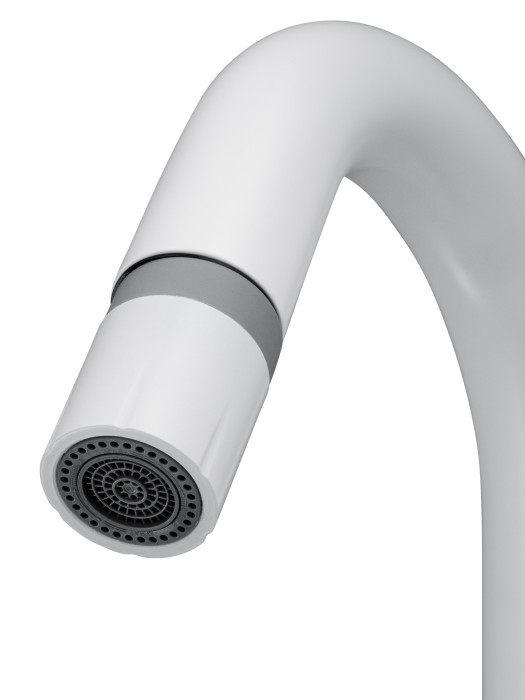 Смеситель для раковины с выдвижным изливом, Wonzon & Woghand, WW-FE01L212-MW цвет: белый