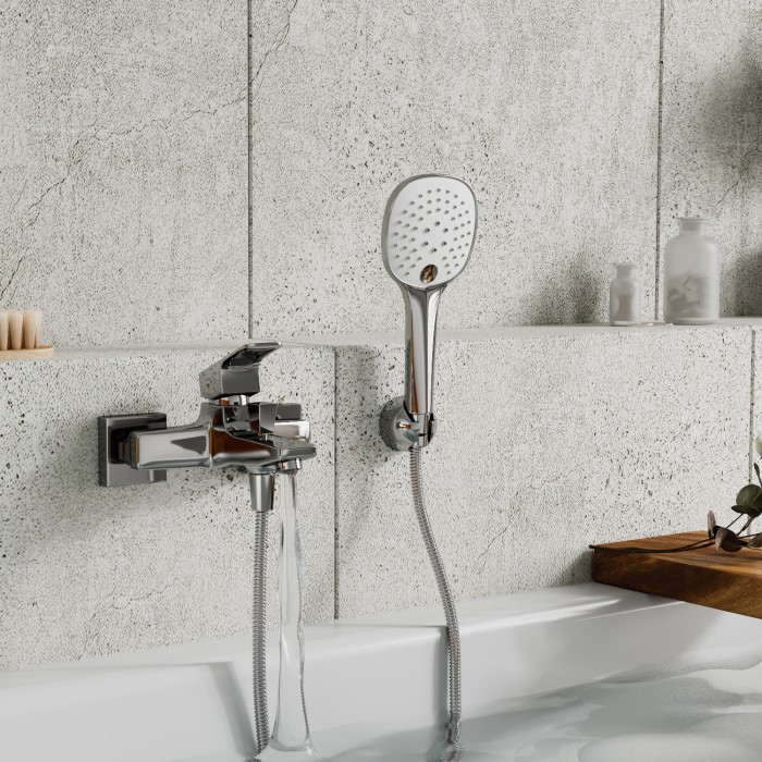 Смеситель для ванны с коротким изливом Salm 2700 WasserKRAFT арт. 2701