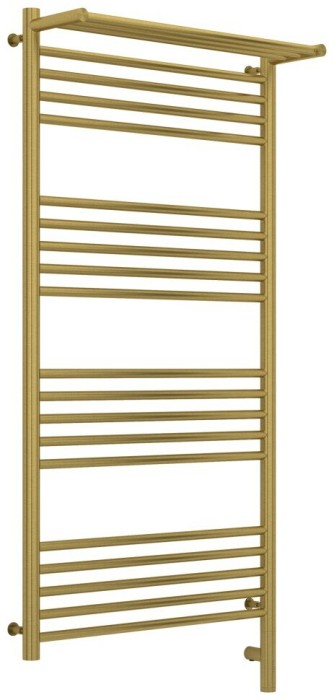 Сунержа Электрический полотенцесушитель 1200x600, Богема 3.0 с 1 полкой, 051-5807-1260 цвет: состаренная латунь