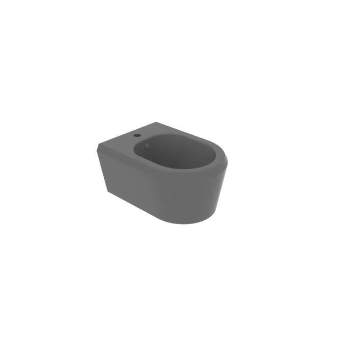 Биде подвесное цемент матовый, GSG Ceramic Design Cruise, CRBISO020