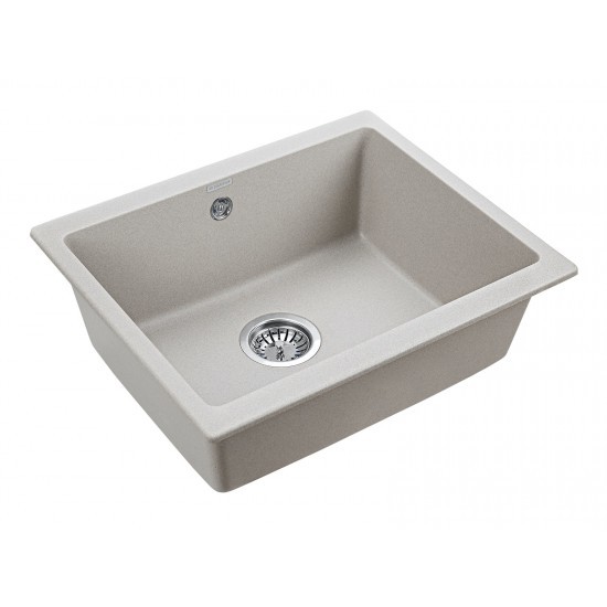 Мойка для кухни гранит 555х460 Paulmark GERA 60, серый - PM205546-GR