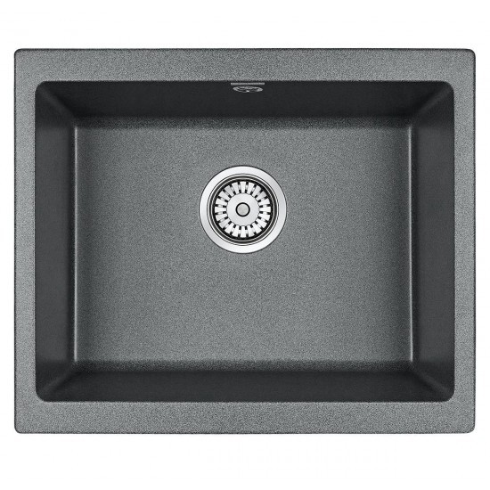 Мойка для кухни гранит 555х460 Paulmark GERA 60, серый - PM205546-GR