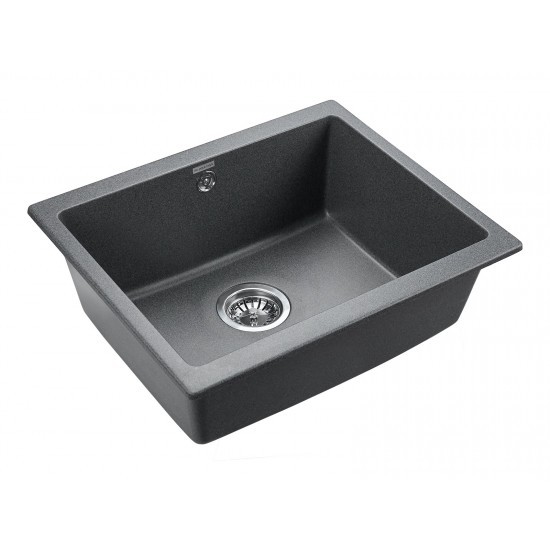 Мойка для кухни гранит 555х460 Paulmark GERA 60, серый - PM205546-GR