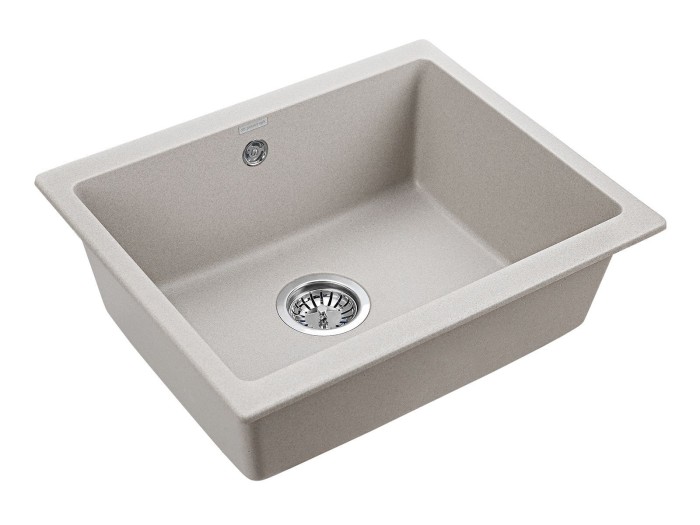 Мойка для кухни гранит 555х460 Paulmark GERA 60, серый - PM205546-GR