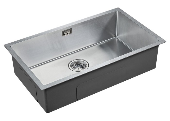 Мойка для кухни нержавеющая 740х440мм Paulmark KOHER, брашированная нерж. сталь - PM807444-BS