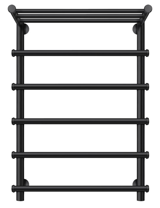Полотенцесушитель электрический 80x70 Турин 1 СП (черный матовый) Secado арт. 4673739244081