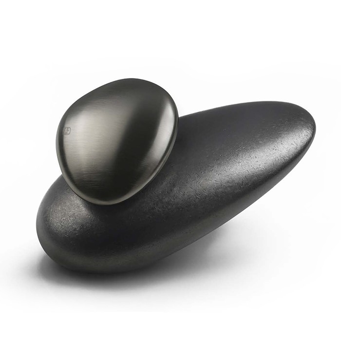 Смеситель для раковины дизайнерский, на 1 отверстие, Gessi Equilibrio, черный металлик materic арт. 52001#099 52002#149