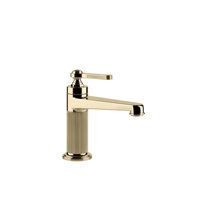 Смеситель для раковины на 1 отв., без донного клапана, Gessi Venti20, nickel pvd арт. 65002#720