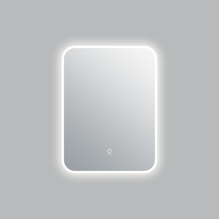 Зеркало 600х800 подсветка, сенсорный выключатель с функцией диммера, Azario Lotos - AZ-Z-017CS
