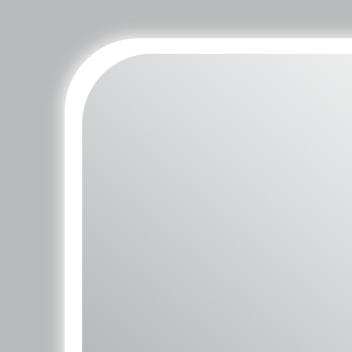 Зеркало 600х800 подсветка, сенсорный выключатель с функцией диммера, Azario Lotos - AZ-Z-017CS