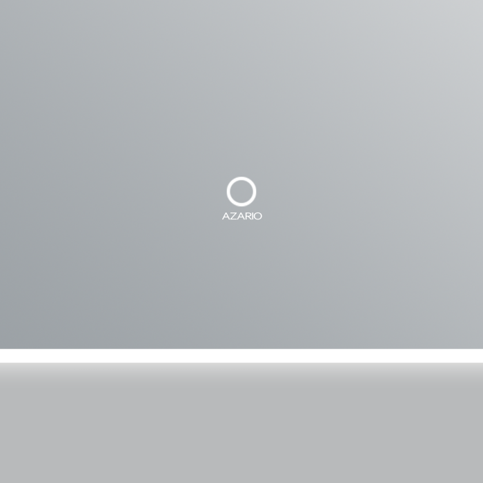 Зеркало 600х800 подсветка, сенсорный выключатель с функцией диммера, Azario Lotos - AZ-Z-017CS