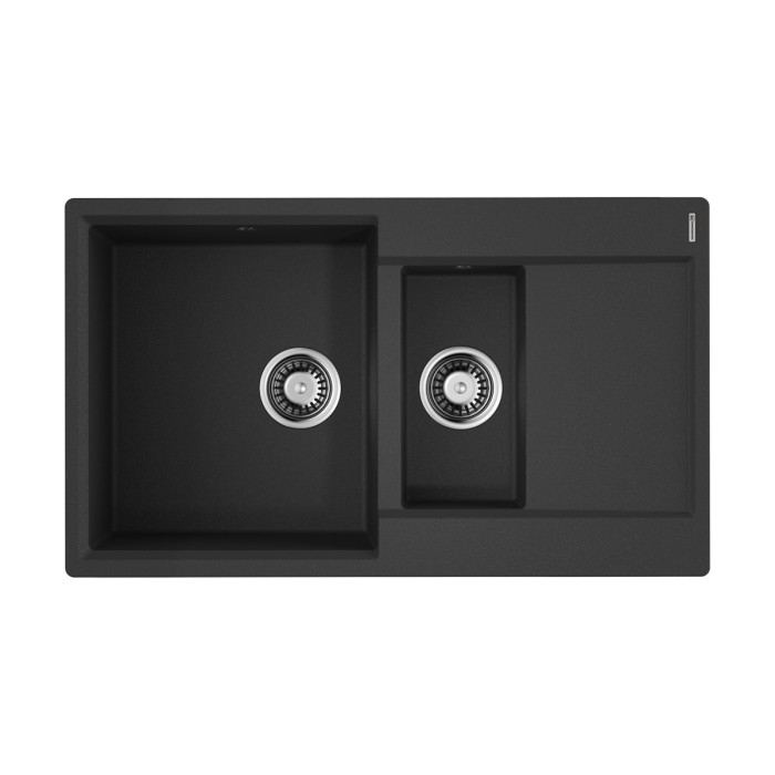 Кухонная мойка Omoikiri Daisen 86-2-BL Artgranit, цвет черный арт. 4993477