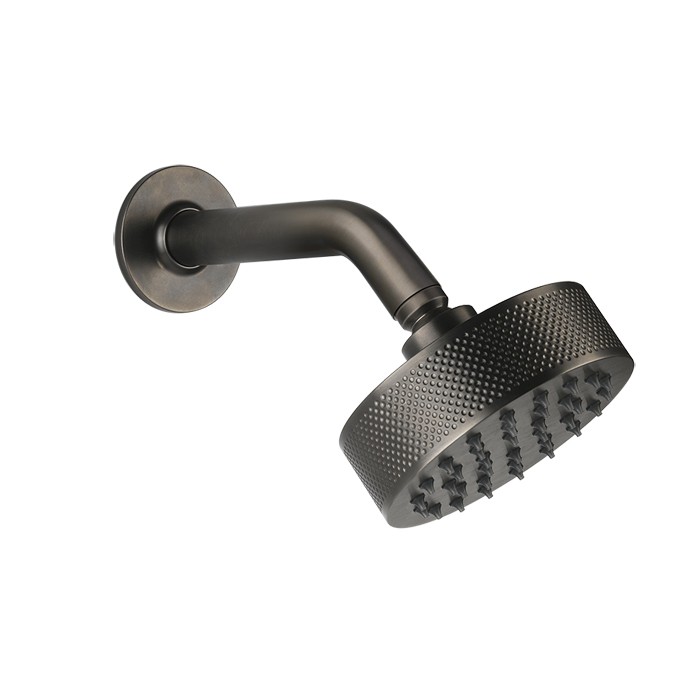 Душевая головка шарнирная на 1/2” с защитой отизвесткового налёта, Gessi Inciso, black xl арт. 58189#299