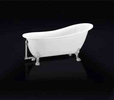 Акриловая ванна 155x76, отдельностоящая, прямоугольная, BelBagno, белая арт. BB06-1550
